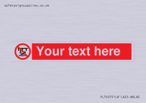 Custom Do not use watercraft in the vicinity of piers